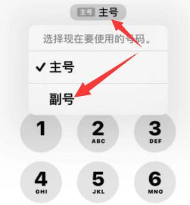 宿迁苹果14维修店分享iPhone 14 Pro Max使用副卡打电话的方法 