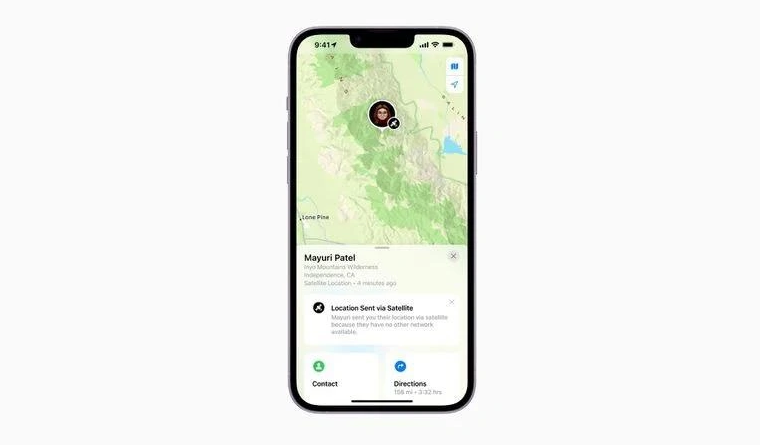 宿迁苹果14维修分享iPhone14系列中 FindMy功能通过卫星分享位置方法教程 