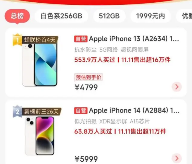 宿迁苹果14维修分享iPhone14配置不如同价位的安卓还能大卖 