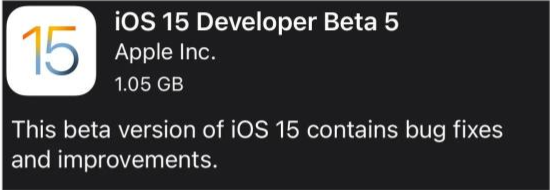 宿迁苹果手机维修分享如何升级到iOS15.0 beta5 