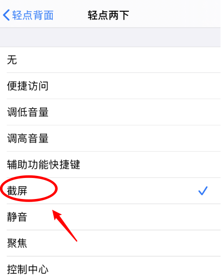 宿迁苹果手机维修分享iPhone12如何启用双击截屏 
