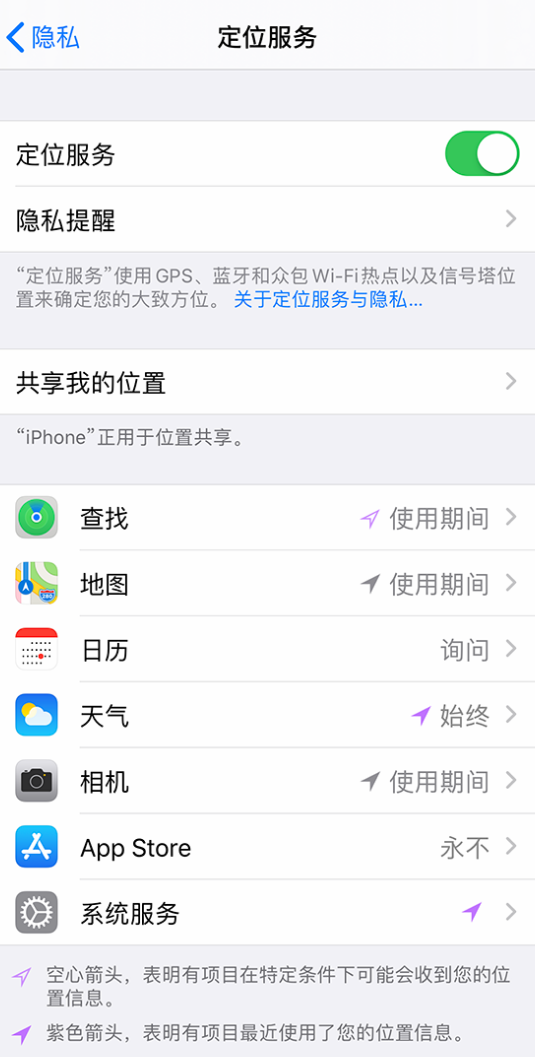 宿迁苹果手机维修分享iPhone 状态栏中时间显示为蓝色图标是什么情况 